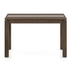 Atlas Crest Storage Solid Wood 4 Seater Dining Table In Danish Walnut Finish