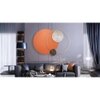 Interconnected Metal Circle Wall Art