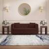 Windsor Premium 2 Seater Fabric Sofa in Deep Crimson Velvet Colour