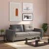 Edward 3 Seater Fabric Sofa (Yessica Grey)