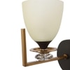 Eliante Modern Wall Lights Mild Steel & Glass Material Antique, Brown & White Finish