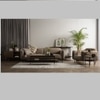 Scandinavian Mira Three Seater Sofa Beige Matte Finish