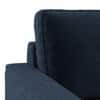 Apollo Sofa (Colour : Cobalt, Cushion : Hard, Back Type : High Back, Seating Capacity : Right Aligned 2 Seater + Right Aligned Chaise + Ottoman)