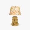 Moss Handicrafted Table Lamp in Green finish and Printed Colour