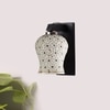 Devansh Solid Wood Electric Wall Light in Brown Colour with Multi Shade Count of 1 Light