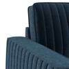 Apollo Neo 1 Seater Fabric Sofa In Cobalt Colour