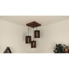 Ventus Brown Solid Wood Cluster Hanging Light