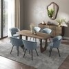 Aero Solid Wood 6 Seater Dining Table With Calix Dining Chair