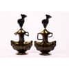 Desert Art Metal Handpainted Musician Figurine Set of 2