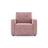 Apollo Compact 1 Seater Fabric Sofa in Desert Rose Colour