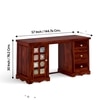 Gellar Sheesham Wood Study Computer Table In Honey Finish