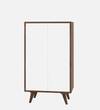 DCanape Ivy 5 Drawer Engineering Wood Utility Unit Columbian Walnut Brent Wood Teak