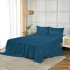 Threads Silky Touch Premium Super King Size Flat Bedsheet 274 x 274 cms