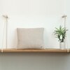 Anna Pale Whisper Knitted Cushion Cover  16X16 Inches