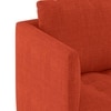 Florence Premium 1 Seater Fabric Sofa in Lava Colour