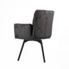 Ripple Fabric Dining Chair in Green Colour