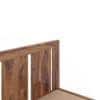 Durban Solid Wood Single Size Non Storage Bed In Teak Finish