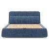 Stanhope Upholstery Hydraulic King Size Bed In Baltic Blue