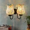 Logan Multicolour Glass Wall Light