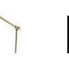 Designer Black and Gold Study Lamp With Metal Base