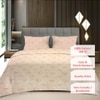 Threads Silky Touch Premium Super Double Queen Size Flat Bedsheet 254 x 230 cms