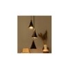 Sonnico Wood 3 Cluster Pendant Light