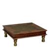 Desert Art Wooden Handpainted Copper Bajot 18 x 18 Inch