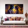 The Castle Decor Radha Krishna Wall Art Multiple Frame Design 3 27x48 Inch