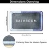 Luxe Home Bathroom Design Rubber Doormat-(35x58 cm)