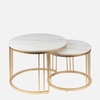 White Marble Nesting Tables