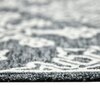 Judith Gray Steel Geometric Hand-Tufted Wool 7.5X5 Feet Carpet