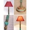 Devansh Wooden Floor Lamp
