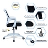 Mearveal Mid Back Ergonomic Chair in Black Colour