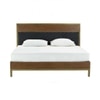 Scandinavian Willingham King Bed Gold Brass Finish