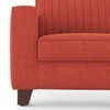 Apollo Neo 3 Seater Fabric Sofa In Lava Colour