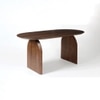 Emiko Solid Wood Six Seater Dining Table in Brown Colour