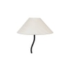 Tory Black Cotton Shade Floor Lamp