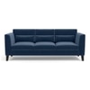 Lewis 3 Seater Fabric Sofa in Lapis Blue Colour