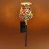 Devansh Metal Electric Wall Light in Black Colour with Multi Shade Count of 1 Light