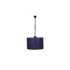 Drake Blue Natural Fiber Hanging Light