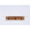 Wooden Wall Shelf with 3 Key Hooks in Natural Finish
