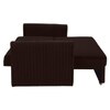 Melano Pull Out Sofa cum Bed in Brown Colour