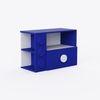 Building Blocks Storage Unit In Electric Blue Colour