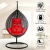 Premium Egg Single Seater 6 Star Swing Chair Red