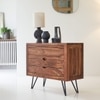 Kelpie Solid Wood 3 Drawer Stroage Unit in Provincial Finish