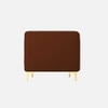 Tuxedo Fabric Sofa (Brown)