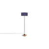 Earvin Blue Cotton Shade Floor Lamp