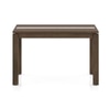 Atlas Crest Storage Solid Wood 4 Seater Dining Table In Danish Walnut Finish