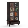 Malabar Solid Wood  Bookshelf in Mango Mahogany Finish