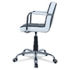 Easos Mid Back Executive Chair in White & Black Colour